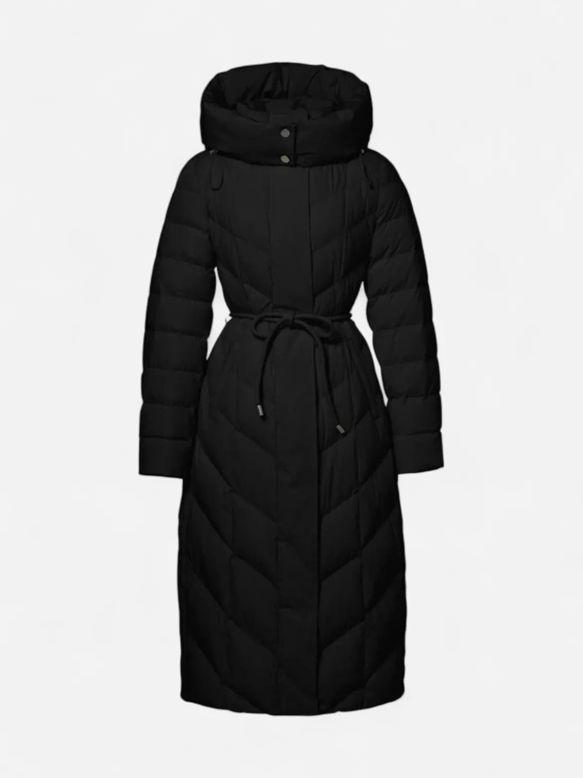 Beaumont naisten untuvatakki Valea Long Coat, musta