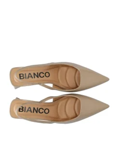 Bianco naisten avokkaat Biamaralyn Slingback Heel Patent, Beige
