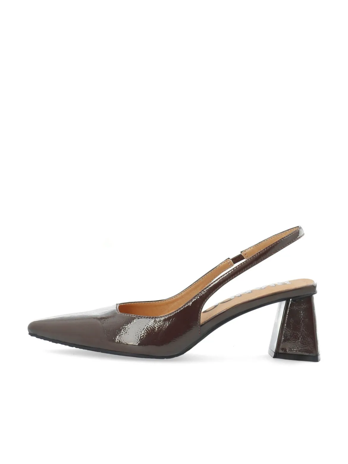 Bianco naisten avokkaat Biamaralyn Slingback Heel Patent, tummanruskea