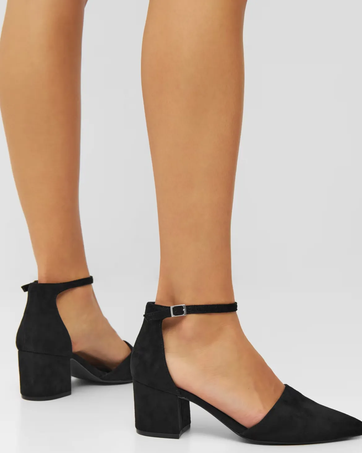 Bianco naisten korkokengät Biadevived Heel MicroSuede, musta