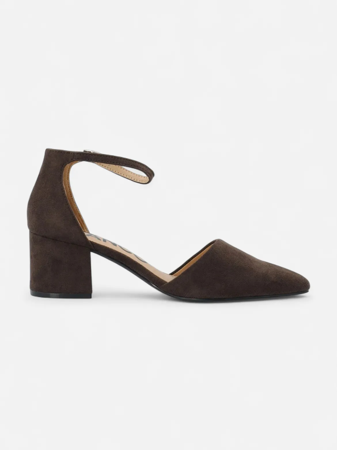 Bianco naisten korkokengät Biadevived Heel MicroSuede, tummanruskea