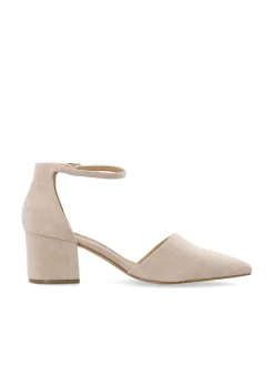 Bianco naisten korkokengät Biadevived Heel MicroSuede, beige