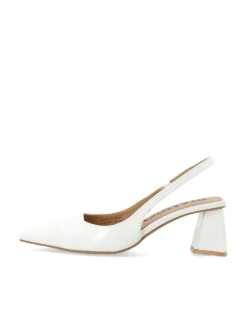 Bianco naisten korkokengät Biamaralyn Slingbacks, luonnonvalkoinen