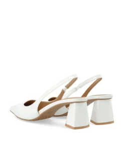 Bianco naisten korkokengät Biamaralyn Slingbacks, luonnonvalkoinen