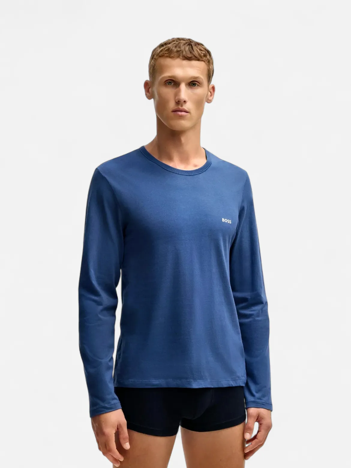 BOSS miesten pitkähihainen paita K LS Shirt Classic, sininen