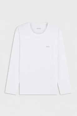 BOSS miesten pitkähihainen paita K LS Shirt Classic, valkoinen