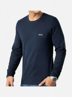 BOSS miesten pitkähihainen paita K LS Shirt Classic, tummansininen