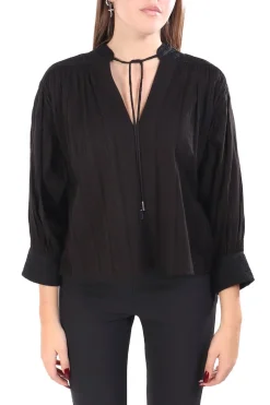 Boss Orange naisten pusero Brodes Blouse, musta