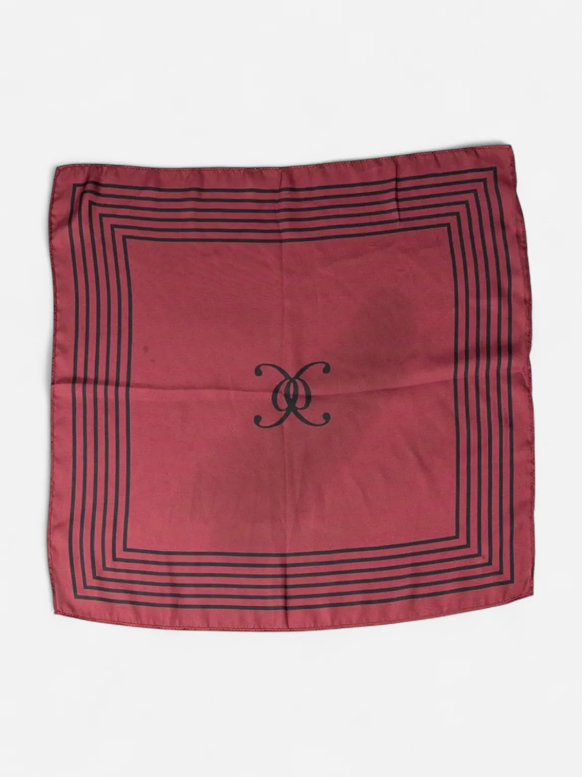 Bow 19 huivi, ELLE SILK SCARF Viininpunainen Kuosi
