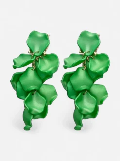 Bow 19 korvakorut Leaf Earring Mini, vihreä
