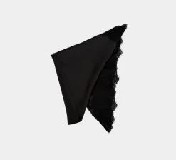 Bow 19 naisten huivi Louise Lace Scarf, musta
