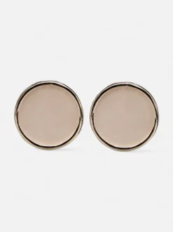 Bow 19 naisten korvakorut Ava Earrings, vaalea beige