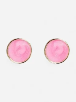 Bow 19 naisten korvakorut Ava Petite Stud, pinkki