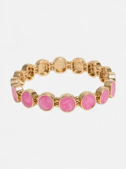Bow 19 naisten rannekorut Ava Petite Bracelet, pinkki