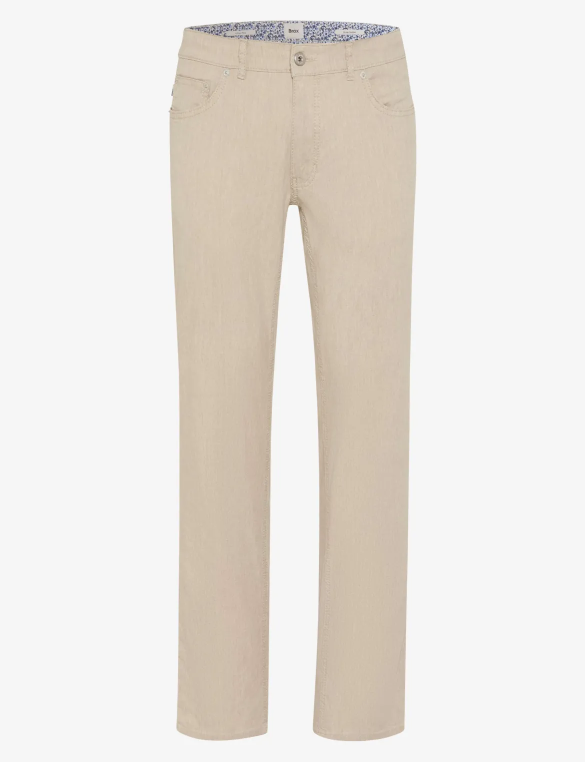 Brax miesten housut Cadiz Linen Cotton Flex Pants, beige