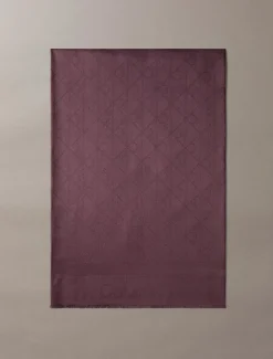 Calvin Klein Accessories huivi TONAL AOP MODAL LW SQUARE SCARF, viininpunainen