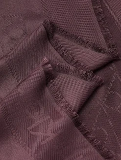 Calvin Klein Accessories huivi TONAL AOP MODAL LW SQUARE SCARF, viininpunainen