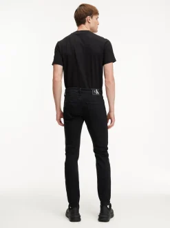 Calvin Klein Jeans farkut, SLIM TAPERED Musta
