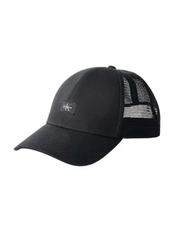 Calvin Klein Jeans lippis Monologo Woven Patch Trucker, musta