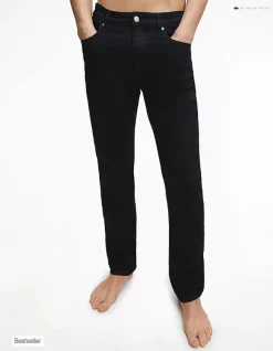 Calvin Klein Jeans Miesten Farkut 058 Slim Tapered Nos Musta
