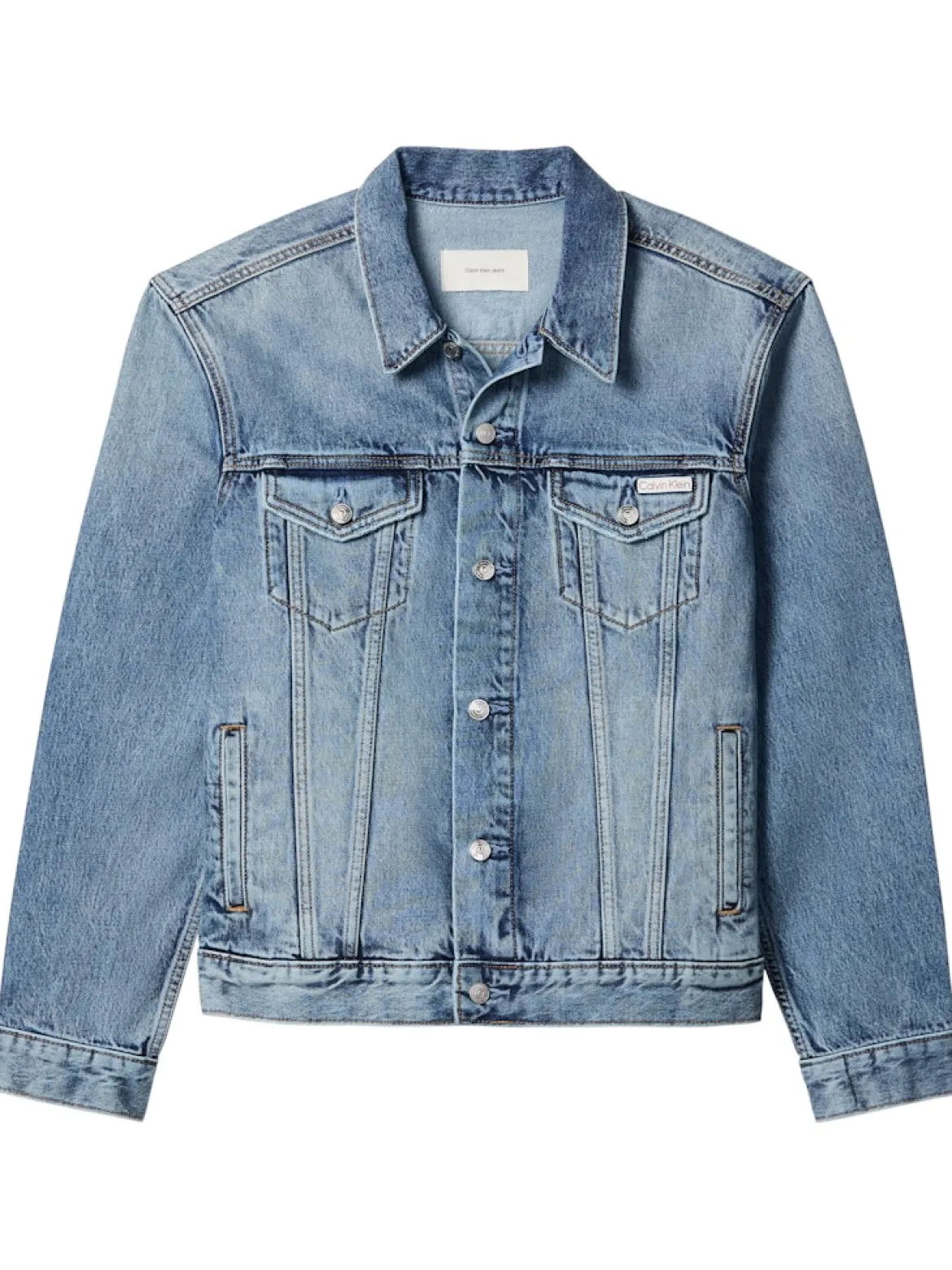 Calvin Klein Jeans miesten farkkutakki Andrew Classic Trucker Jeans Jacket, sininen indigo