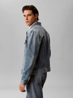 Calvin Klein Jeans miesten farkkutakki Andrew Classic Trucker Jeans Jacket, sininen indigo