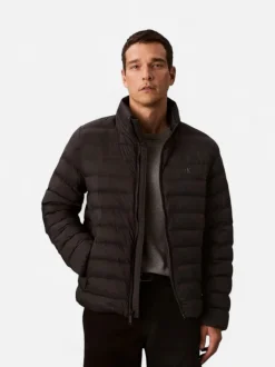 Calvin Klein Jeans miesten kevyttoppatakki, LS NYLON LT WEIGT HDD Musta