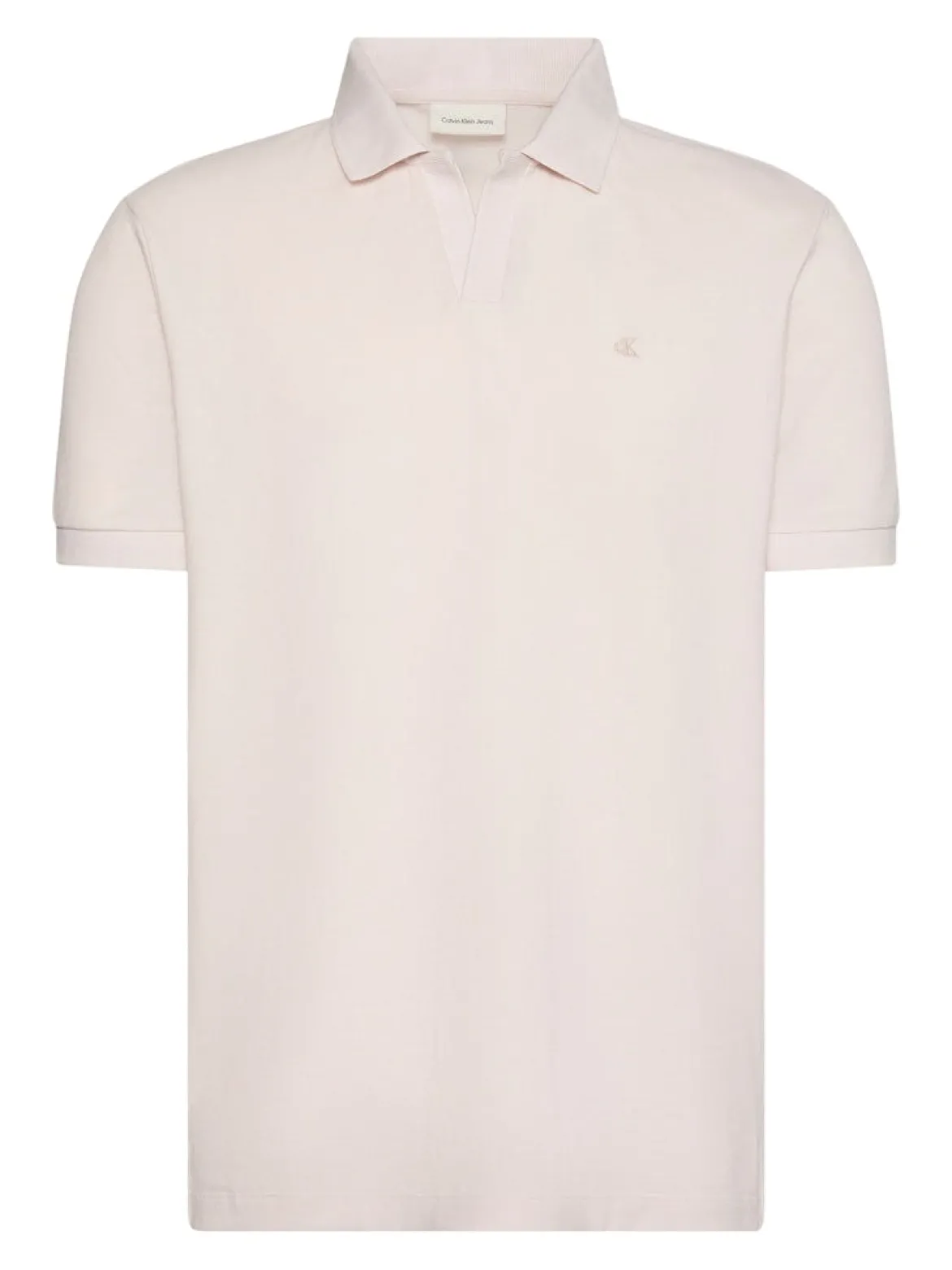 Calvin Klein Jeans miesten pikeepaita SS Open Collar Casual Pique Polo, kerma