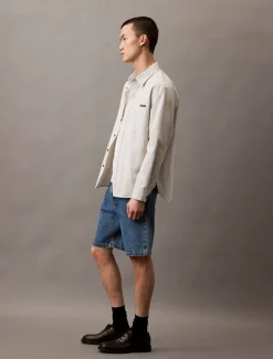 Calvin Klein Jeans miesten shortsit, 90S MID BLUE STONE SHORT Indigo
