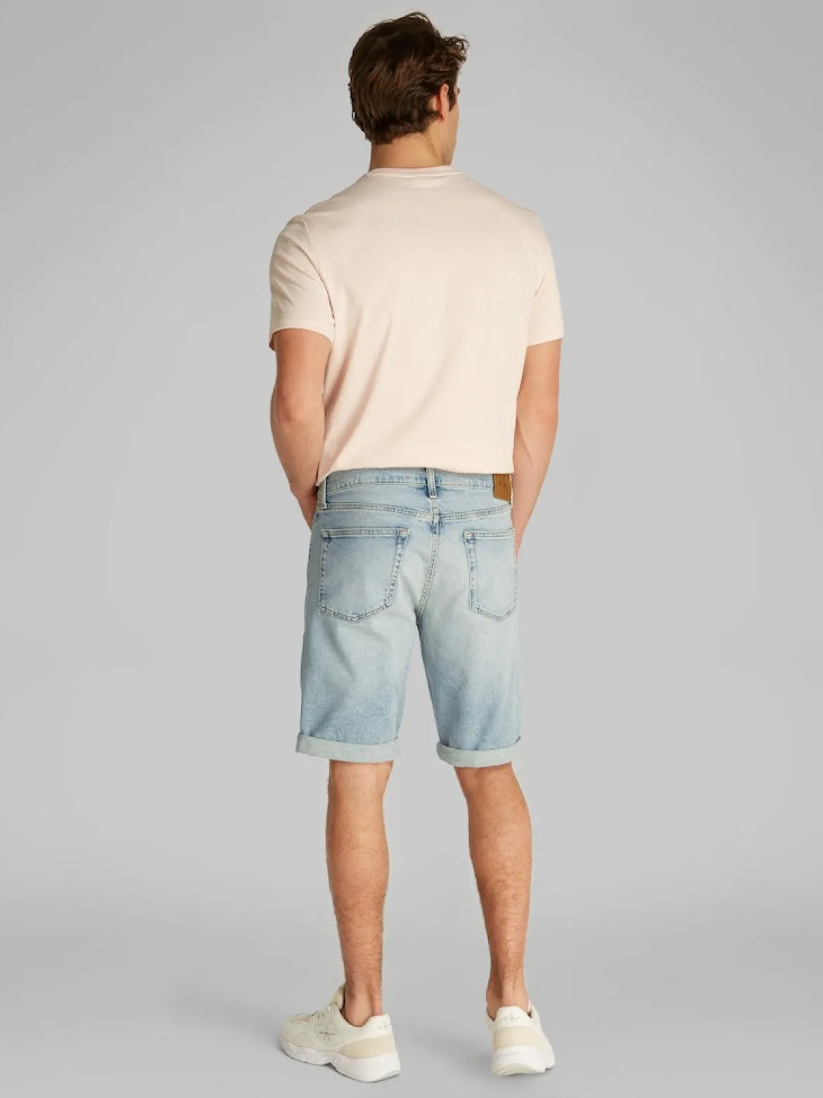 Calvin Klein Jeans miesten shortsit, SLIM SHORT 1AA LIGHT BLUE Sininen, Indigo