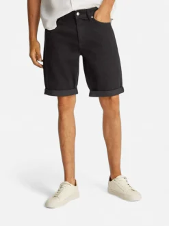 Calvin Klein Jeans miesten shortsit, SLIM SHORT 1A4 BLACK Musta