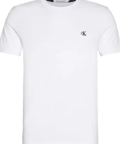 Calvin Klein Jeans Miesten T-paita CK ESSENTIAL SLIM TEE Valkoinen