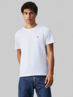 Calvin Klein Jeans miesten t-paita Monogram T-shirt, valkoinen