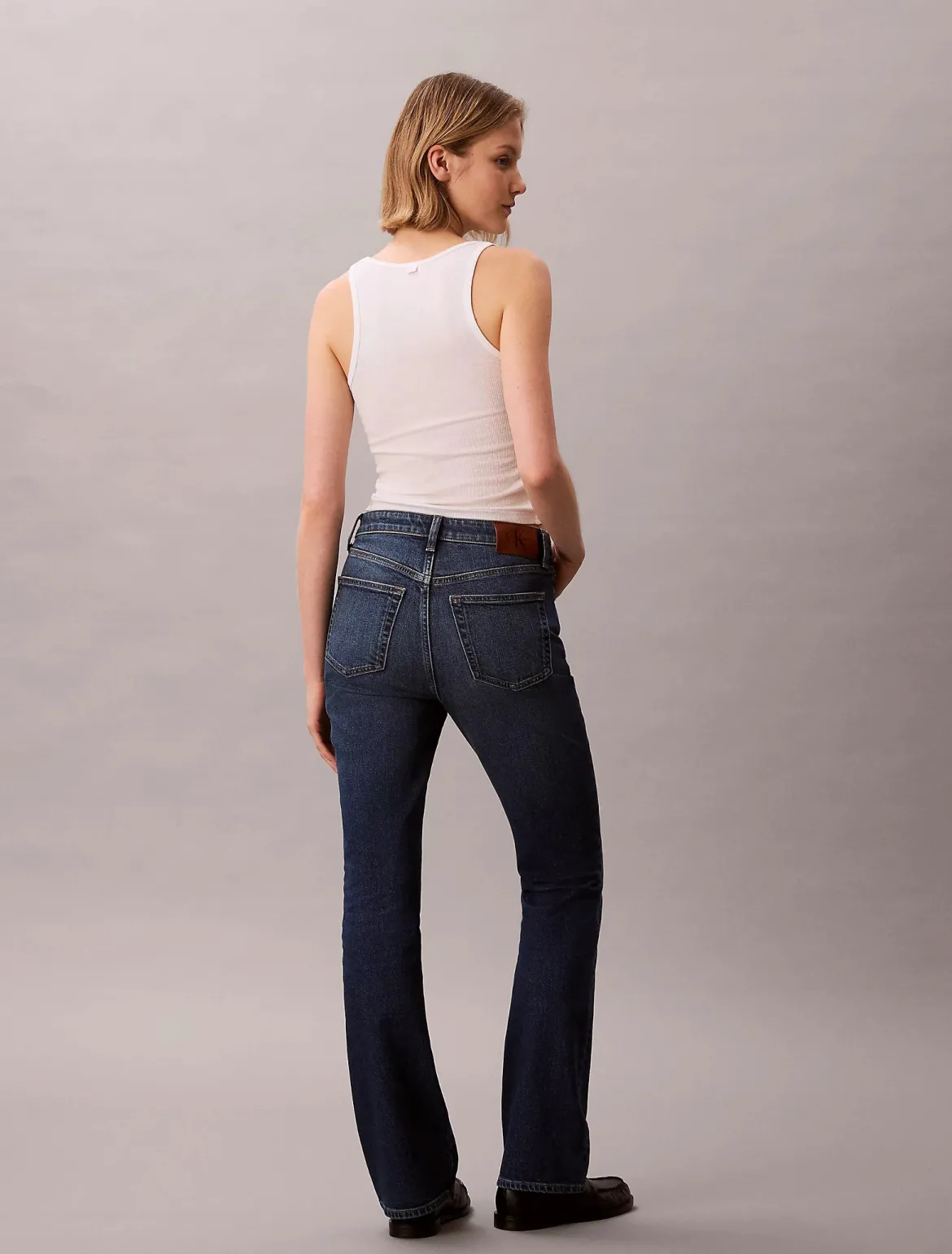 Calvin Klein Jeans naisten farkut Skinny Boot Midtown Blue, tummansininen
