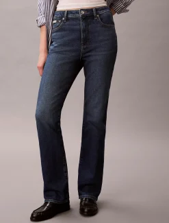 Calvin Klein Jeans naisten farkut Skinny Boot Midtown Blue, tummansininen