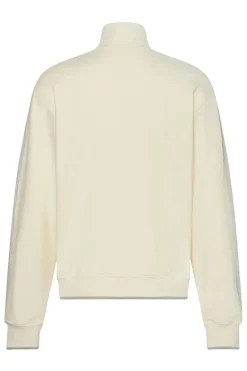 Calvin Klein Jeans naisten paita LS Stretch Terry FZ Track Jacket, luonnonvalkoinen