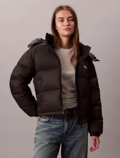 Calvin Klein Jeans naisten untuvatakki, ESSENTIAL MIDWEIGHT PUFFER JACKET Musta