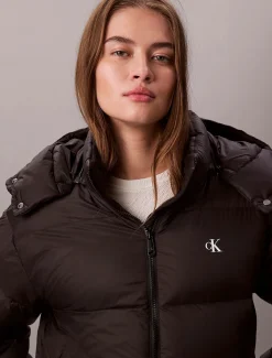 Calvin Klein Jeans naisten untuvatakki, ESSENTIAL MIDWEIGHT PUFFER JACKET Musta