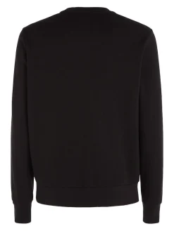 Calvin Klein Menswear Miesten Collegepaita, MICRO LOGO REPREVE SWEATSHIRT NS Musta
