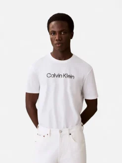 Calvin Klein Menswear miesten t-paita L30S EU Wholesale Sportswear Grap, valkoinen