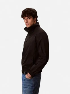 Calvin Klein Menswear tuulitakki LS Nylon Stand Collar Windbreaker, musta