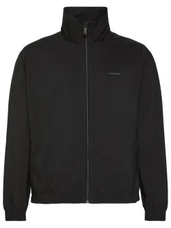Calvin Klein Menswear tuulitakki LS Nylon Stand Collar Windbreaker, musta