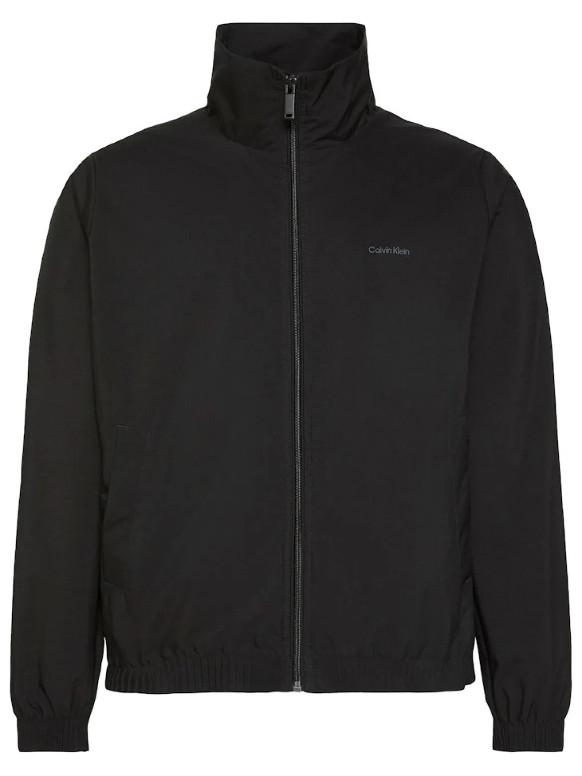 Calvin Klein Menswear tuulitakki LS Nylon Stand Collar Windbreaker, musta
