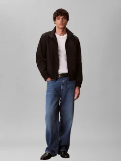 Calvin Klein Menswear tuulitakki LS Nylon Stand Collar Windbreaker, musta