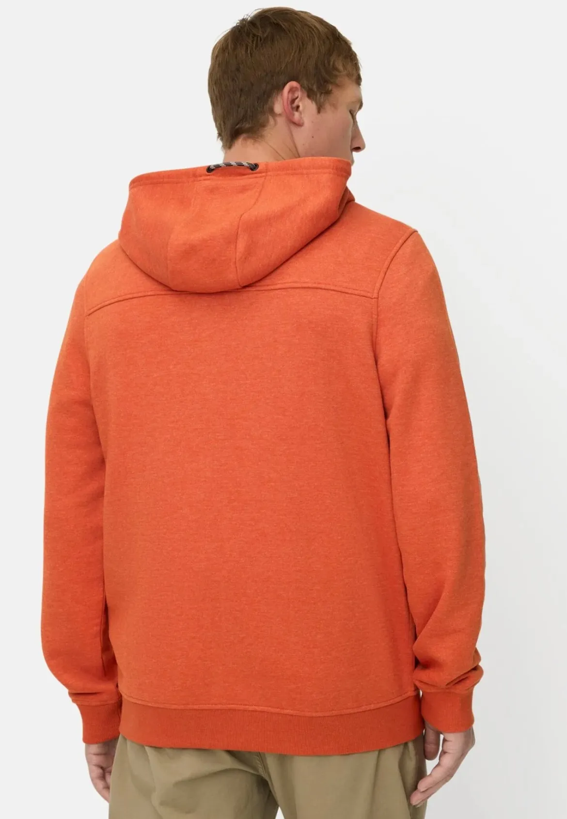 Camel Active miesten huppari Sweat jacket with hood, oranssi