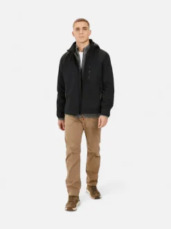 Camel Active miesten kevyt takki Softshell Jacket, musta
