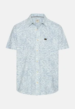 Camel Active miesten lyhythihainen kauluspaita Jersey Performance SS Shirt, Sininen kuosi