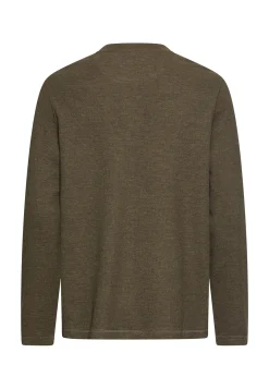 Camel Active miesten pitkähihainen paita Henley, khaki