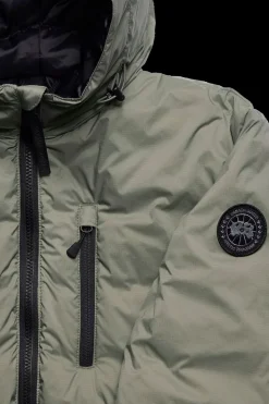 Canada Goose miesten kevytuntuvatakki LODGE HOODY - R - BLACK DISC, tummanvihreä