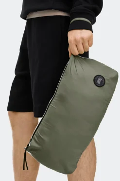 Canada Goose miesten kevytuntuvatakki LODGE HOODY - R - BLACK DISC, tummanvihreä